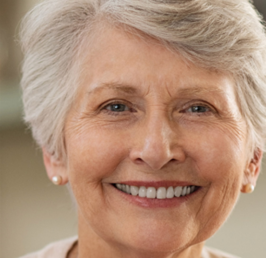Happy female patient